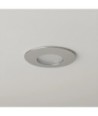 kelvo® KAPA KLV-101-0040 Χωνευτό Φωτιστικό Downlight Σποτ Μπάνιου για Λάμπα MR16 με Ντουί GU10 AC 220-240V Αδιάβροχο IP65 - Νίκελ Χρώμιο - Μ8.5 x Π8.5 x Υ4.2cm - Q7.5cm